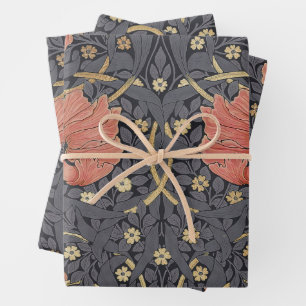 Feuille De Papier Cadeau William Morris Pimpernel Motif Vintage Enveloppeme