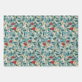 Feuille De Papier Cadeau William Morris, Redberry (Devant 2)