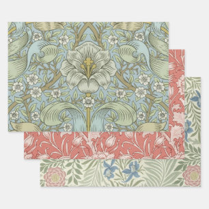 Feuille De Papier Cadeau William Morris Spring Motif classique épais