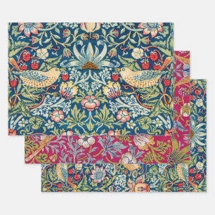 Feuille De Papier Cadeau William Morris, Strawberry Thief
