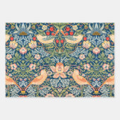 Feuille De Papier Cadeau William Morris Strawberry Thief  (Devant)