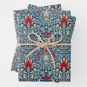 Feuille De Papier Cadeau William Morris, Tête de serpent