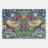 Feuille De Papier Cadeau William Morris - Thief aux fraises (Devant 3)