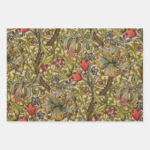 Feuille De Papier Cadeau William Morris Tulip Willow Blue Motif (Devant 3)
