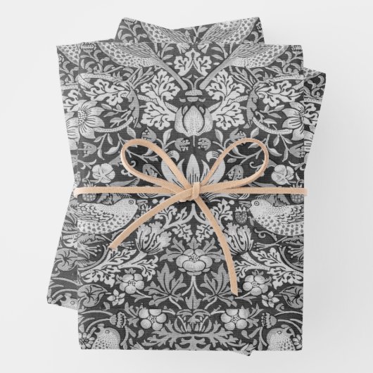 Feuille De Papier Cadeau William Morris, voleur de fraises (En situation)