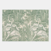 Feuille De Papier Cadeau William Morris Windrush fleurs bleues (Devant 2)