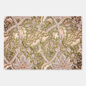 Feuille De Papier Cadeau William Morris Windrush fleurs florales classique (Devant 3)