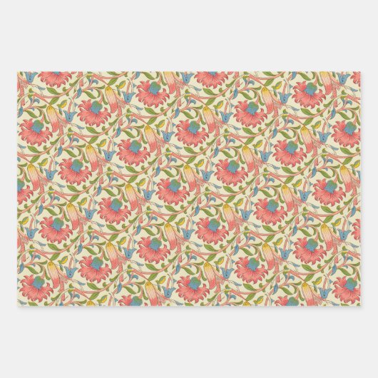 Feuille De Papier Cadeau Willow Boughs by William Morris (Devant 2)