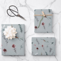 Winter Blue Spruce & Mulled Berries Sage Green