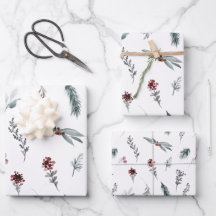 Winter Blue Spruce & Mulled Berries White
