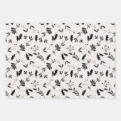 Feuille De Papier Cadeau Winter Nature Faune Noël nordique (Devant 3)