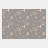 Feuille De Papier Cadeau Winter Nature Moderne Noël nordique (Devant 2)