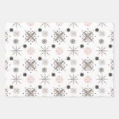 Feuille De Papier Cadeau Winter Nature Moderne Noël nordique (Devant)