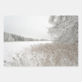 Feuille De Papier Cadeau Winter nature, set of 3 different art photos (Devant 2)