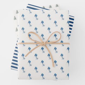 Feuille De Papier Cadeau WINTER SLOPES Holiday