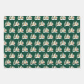 Feuille De Papier Cadeau Winter Tree background (Devant 3)