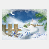 Feuille De Papier Cadeau Winter Wonderland (Devant)