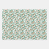 Feuille De Papier Cadeau Winterberry (Classic) (Devant)