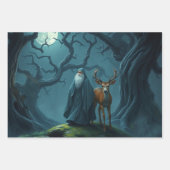 Feuille De Papier Cadeau Wizard (Devant 3)