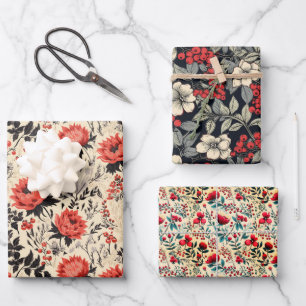 Feuille De Papier Cadeau Wolf Berry
