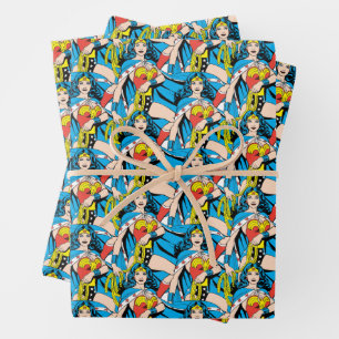Feuille De Papier Cadeau Wonder Woman Cape