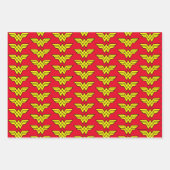 Feuille De Papier Cadeau Wonder Woman | Logo classique (Devant)