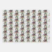 Feuille De Papier Cadeau Wonderland caractères Trio (Devant 2)