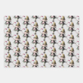 Feuille De Papier Cadeau Wonderland caractères Trio (Devant)