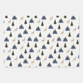 Feuille De Papier Cadeau Woodland Deer Holiday (Devant 2)
