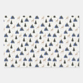 Feuille De Papier Cadeau Woodland Deer Holiday (Devant)