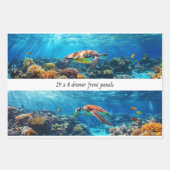 Feuille De Papier Cadeau Wrapping Decoupage 3 Coastal Sea Turtles Paper (Devant 3)