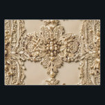 Feuille De Papier Cadeau Wrapping Paper<br><div class="desc">This wrapping paper is covered with an elegant vintage lace and pearls design.</div>