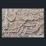 Feuille De Papier Cadeau Wrapping Paper<br><div class="desc">This wrapping paper comes in an elegant vintage lace design.</div>