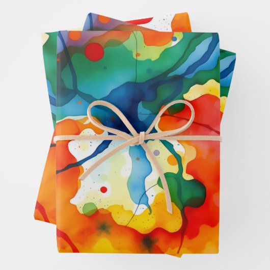 Feuille De Papier Cadeau Wrapping paper (En situation)