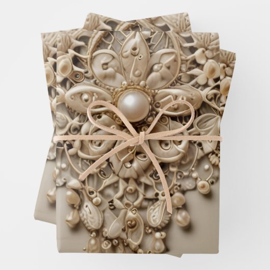 Feuille De Papier Cadeau Wrapping Paper (En situation)