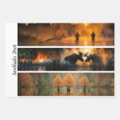 Feuille De Papier Cadeau Wrapping Paper Decoupage Handsaw Country Setting  (Devant 2)