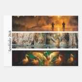 Feuille De Papier Cadeau Wrapping Paper Decoupage Handsaw Country Setting  (Devant)