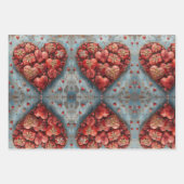 Feuille De Papier Cadeau Wrapping Paper Flat Sheet Set of 3 (Devant 3)