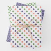 Feuille De Papier Cadeau Wrapping Paper Flat Sheet Set of 3 (En situation)