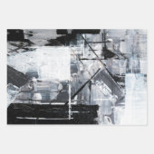 Feuille De Papier Cadeau Wrapping Paper Flat Sheet Set of 3 (Devant 3)