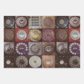 Feuille De Papier Cadeau Wrapping Paper for decoupage or collage (Devant 3)