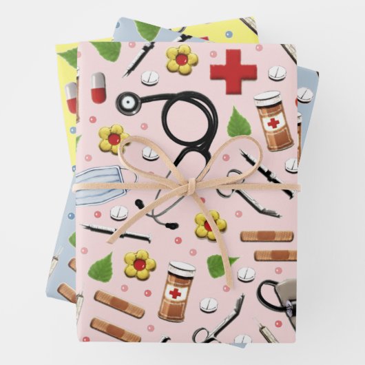 Feuille De Papier Cadeau Wrapping Paper Sheets (En situation)