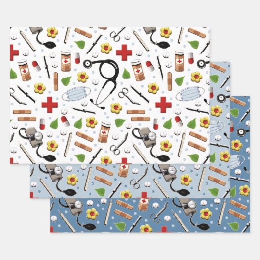 Feuille De Papier Cadeau Wrapping Paper Sheets (Lot)