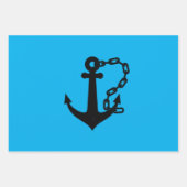 Feuille De Papier Cadeau  Wrapping Paper Sheets Anchor (Devant 2)