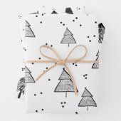 Feuille De Papier Cadeau Wrapping Paper Sheets - Christmas Patterns (En situation)