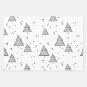 Feuille De Papier Cadeau Wrapping Paper Sheets - Christmas Patterns (Devant)