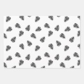 Feuille De Papier Cadeau Wrapping Paper Sheets - Christmas Patterns (Devant 3)