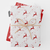 Feuille De Papier Cadeau Wrapping Paper Sheets - Christmas Patterns (En situation)