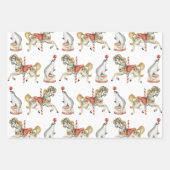 Feuille De Papier Cadeau Wrapping Paper Sheets - Circus Fair Carnival Clown (Devant 2)