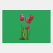 Feuille De Papier Cadeau Wrapping Paper Sheets Flower (Devant 3)